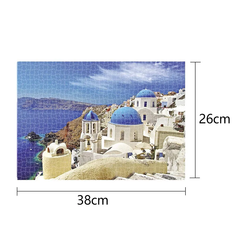 

Adults Children Puzzles 1000 Piece Beautiful Scenery Pattern Puzzle Parent-child Interactive Educational Toy