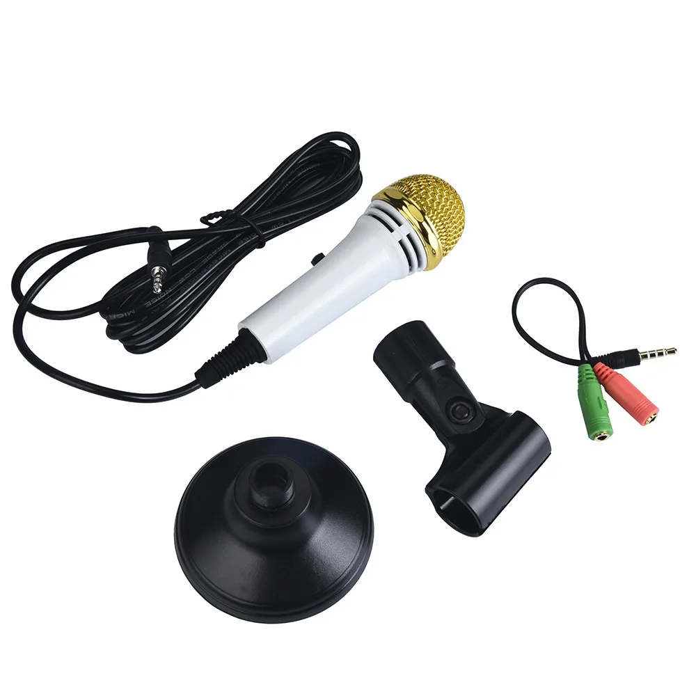 USB конденсатор Pro Аудио Микрофон Звук студия многоцелевой микрофон с держателем