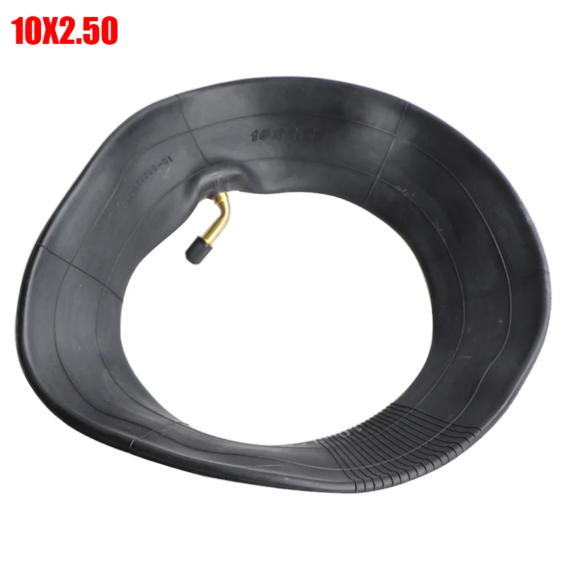 

Inner Tube 10 x 2.5 with a Bent Valve fits Gas Electric Scooters E-bike 10x2.5 tire tyre
