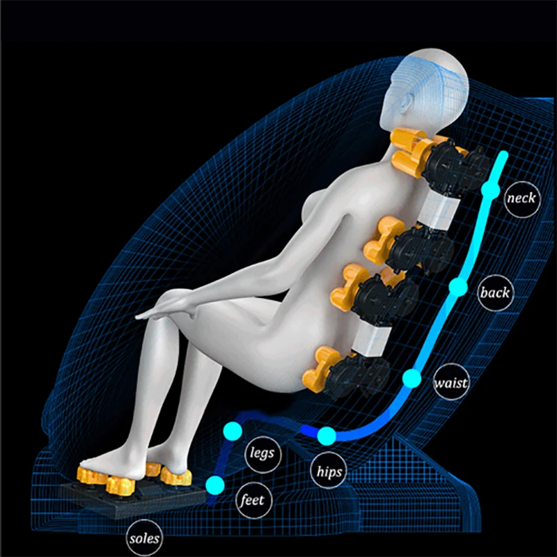 Корейский Индия Япония последняя фиксация дешевый Электрический массажный стул