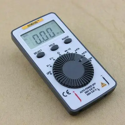 AN101 Pocket LCD Digital Multimeter Backlight AC Automatic Portable Meter Digital Clamp Meter Digital Multimeter