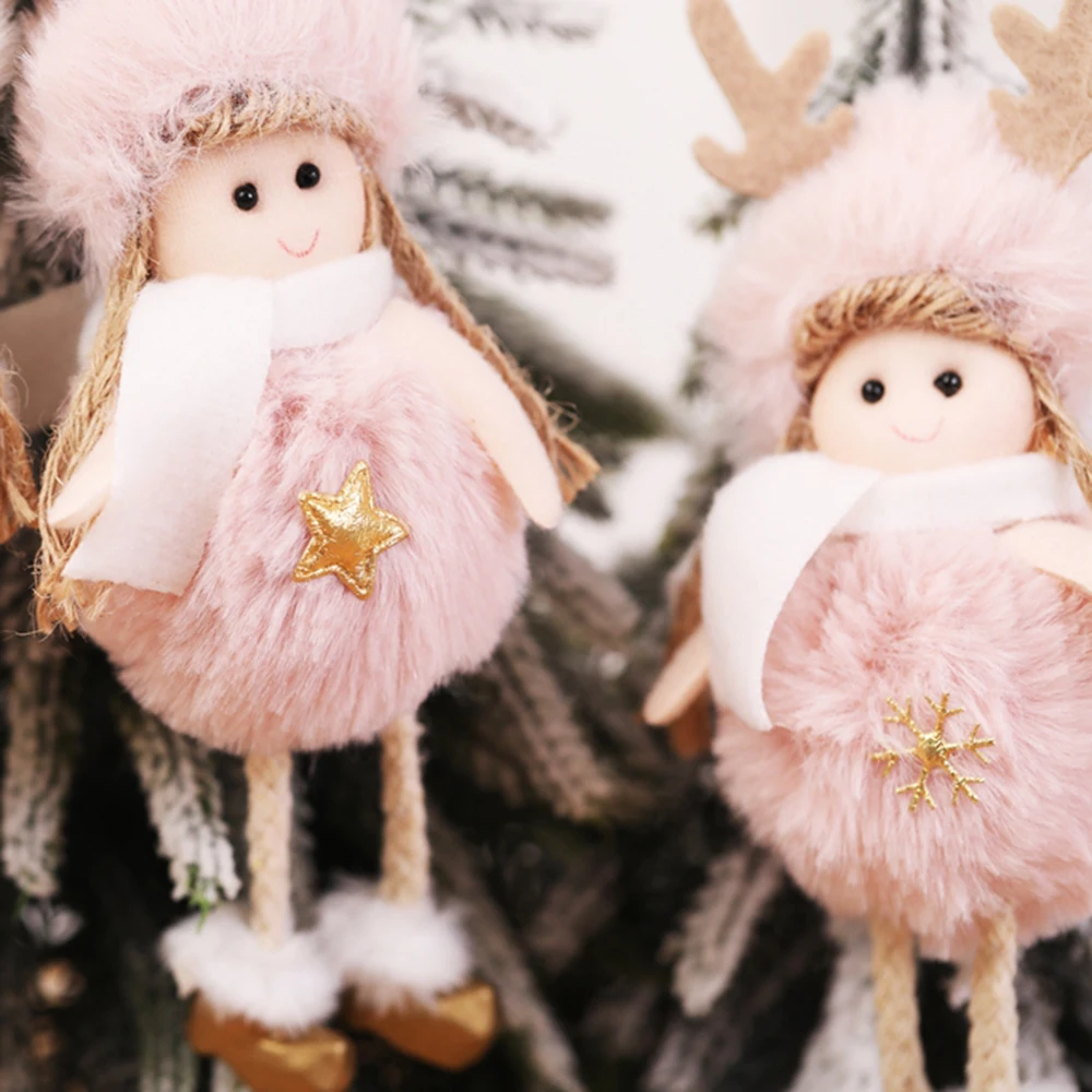 

Cute Baby Rattles Mobiles Hanging Bed Stroller Crib Rattles Angel Toys Plush Doll Bed Bell Educational Christmas Toys