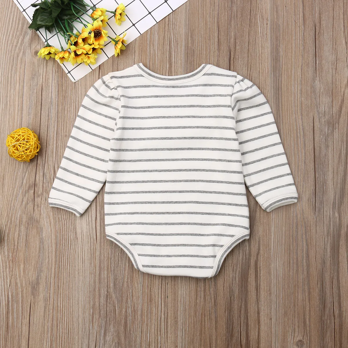 Детский хлопковый Боди унисекс с длинными рукавами 3 комплекта комбинезон