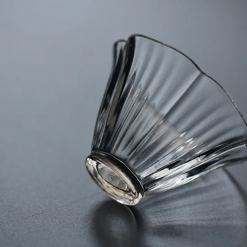 4 шт. Японский небольшой Чай чашки высокого Температура устойчивый Стекло