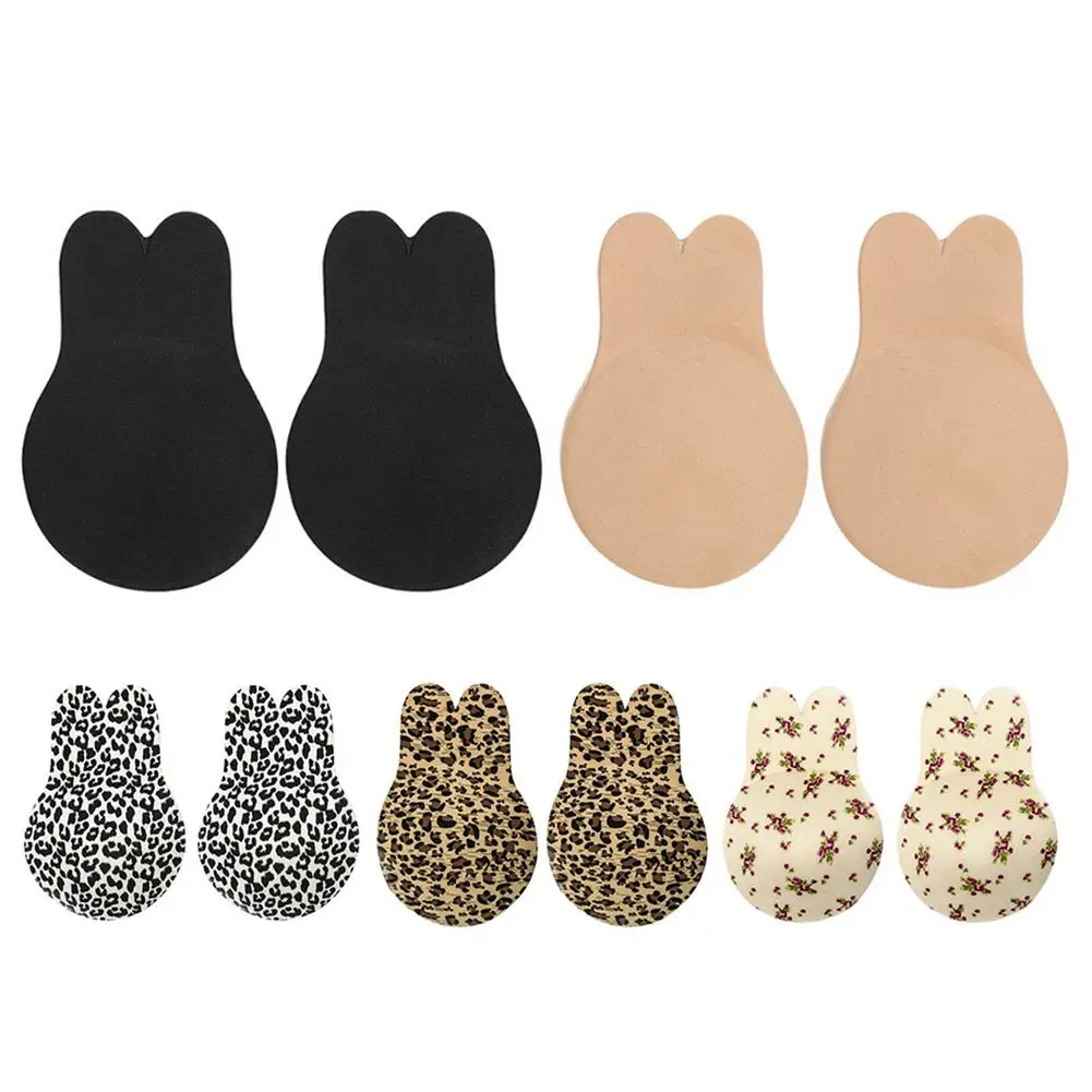 2 шт./1 пара силиконовые накладки на соски с кроличьими ушками | Женская одежда