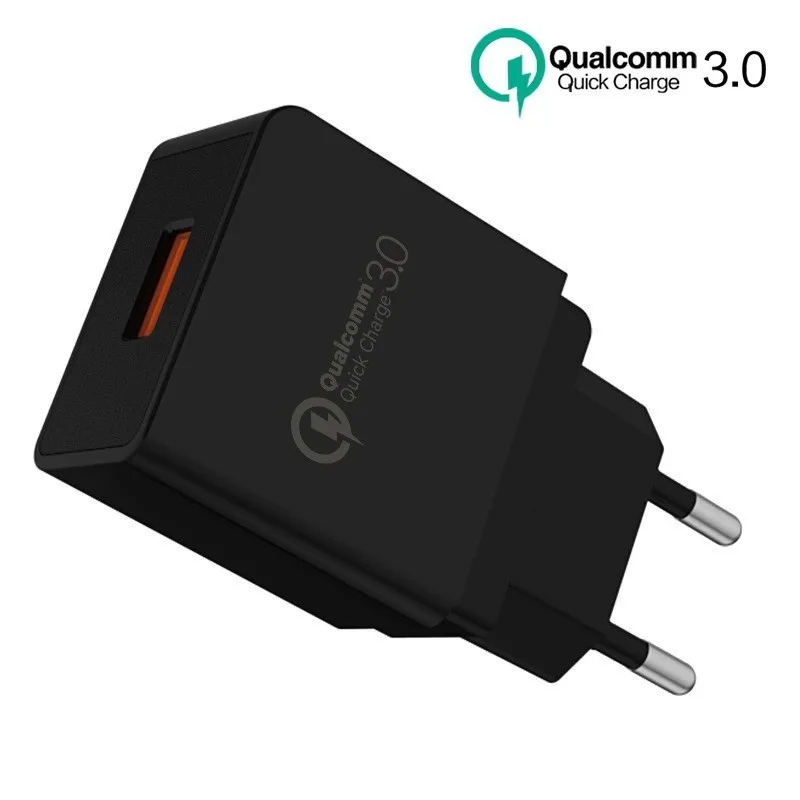 Sonovo телефон Зарядное устройство Quick Charge 3.0 5V2A/9V2A/12 В 18 Вт Универсальный USB QC3.0/2.0 fast