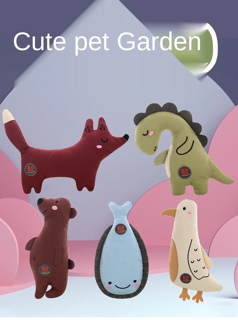 

Pet dog toys bite-resistant pet supplies sound puppy plush toy Teddy pups to solve the suffocating teeth