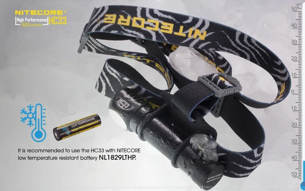 NITECORE HC33 комплект фар CREE XHP35 HD Макс. 1800 люмен налобный фонарь 8 режимов работы наружный светодиодный головной светильник с зарядным устройством