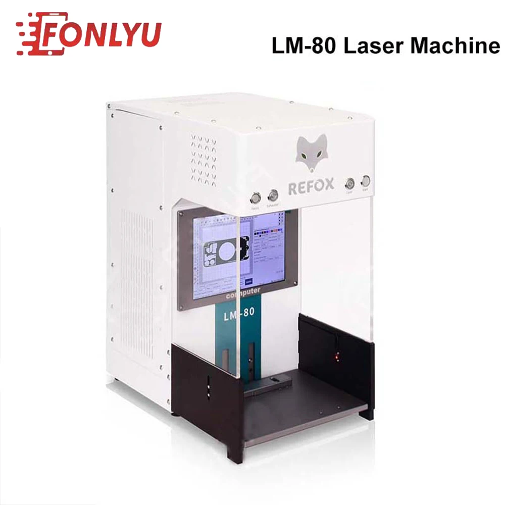 

REFOX LM-80 3 in 1 Intelligent Laser Marking Machine (Laser Marking / Built-in Fume Extractor&Computer) Phone repair refurbish