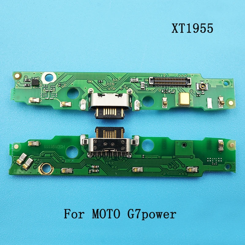 

10pcs/lot USB Charger Port Dock Plug Flex Cable Connector Microphone Port Plug Connector Replacement For MOTO G7power/XT1955