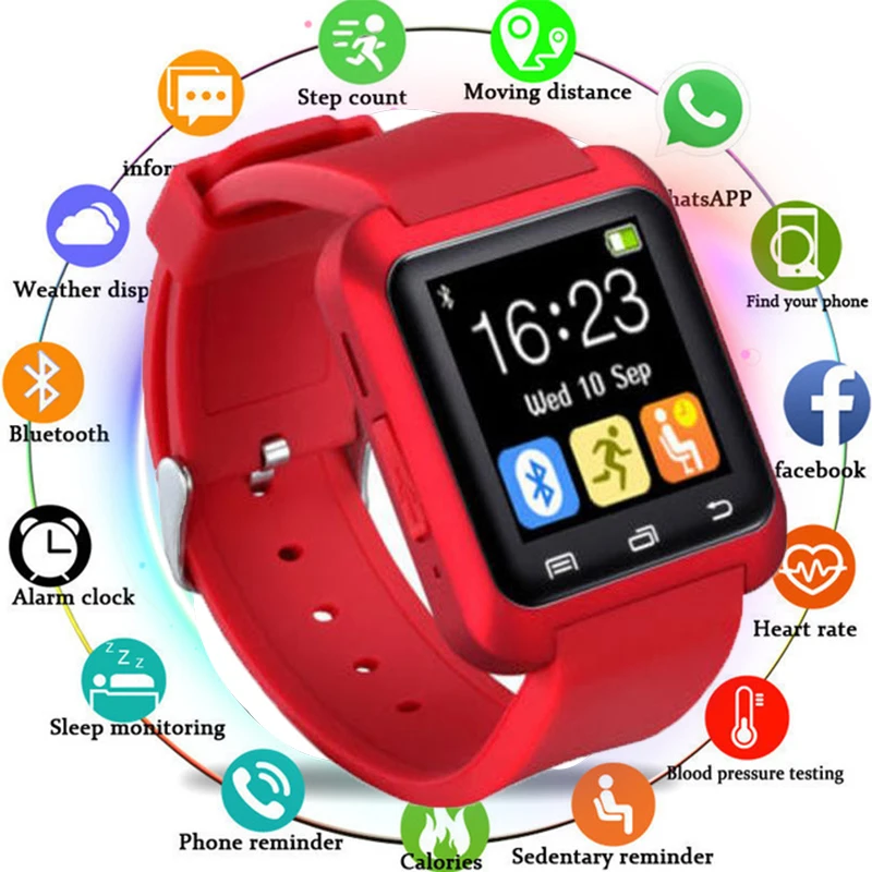 Модные Смарт часы U8 Bluetooth для Samsung S4/Note2/3 HTC LG Xiao mi смартфонов Android фитнес часов