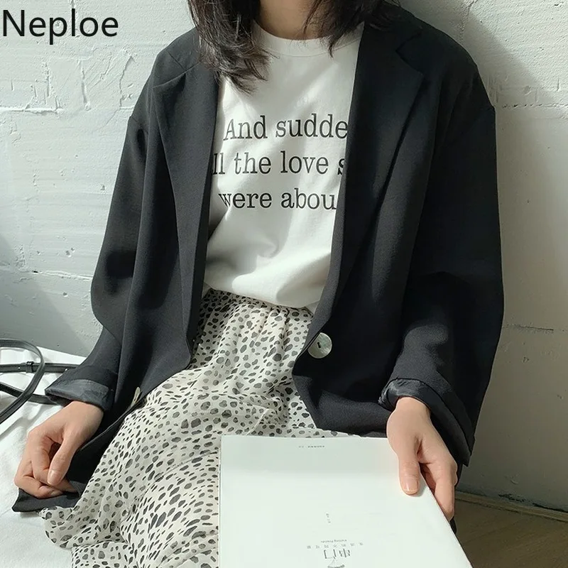 Neploe/осенне-зимний костюм куртка Женский офисный для дам в деловом стиле простой