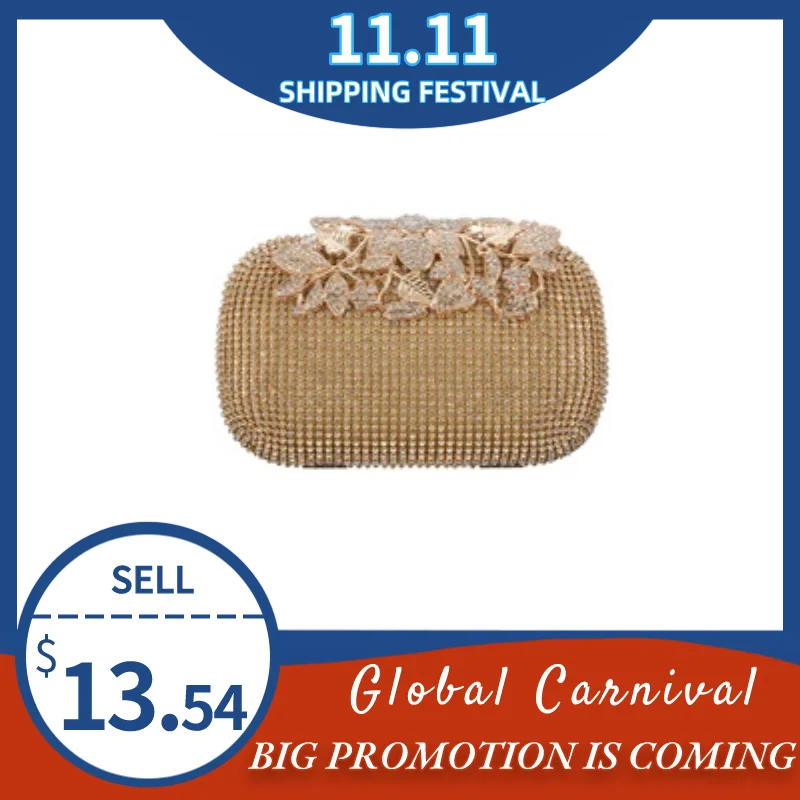 Уникальные золотые стразы вечерняя сумочка клатч вечерние сумочки для невесты |