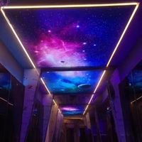 super september decorative ceiling building material spotlight pvc glossy film