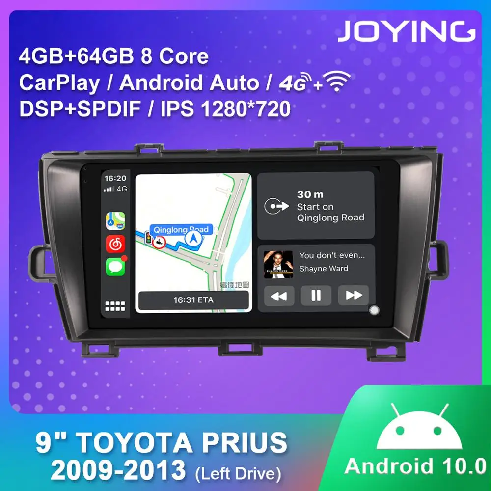 Android 10 0 9 дюймов IPS экран стерео GPS Навигация BT RDS Автомагнитола видеоплеер tape recoder HD
