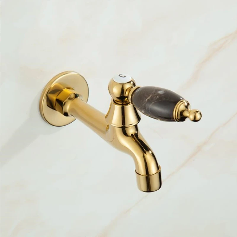 

Bathroom Faucet Brass Rose Gold Tap Kitchen Outdoor Garden Taps Washing Machine Mop Antique Decorative Bibcock