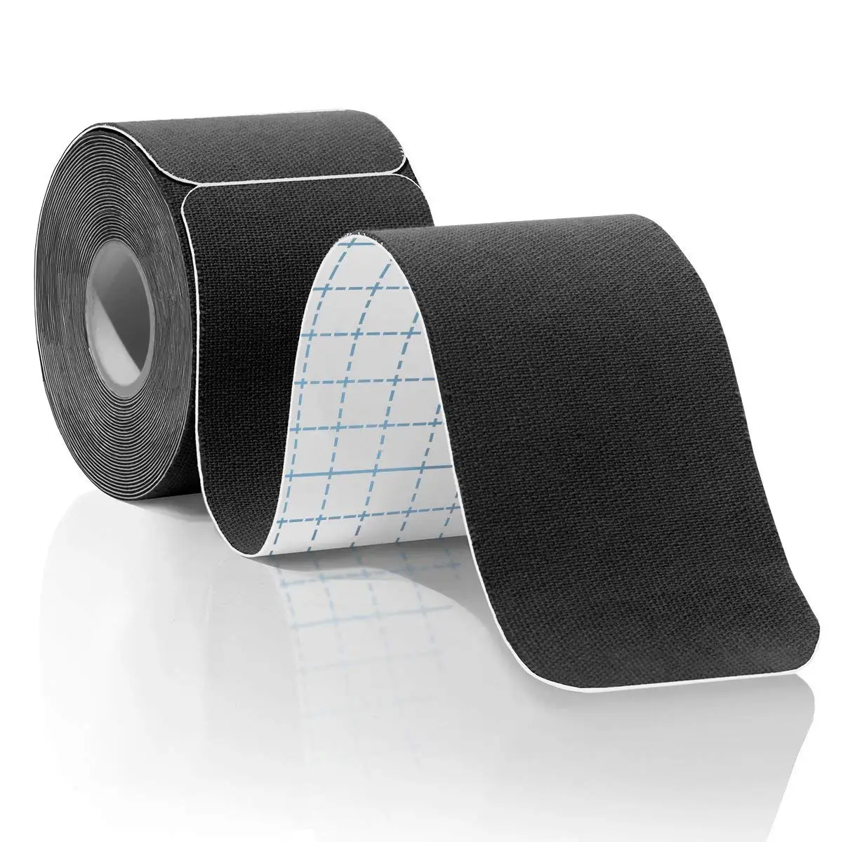 Precut Black 1 шт. предрезанная/нерезанная кинезиологическая лента хлопок лента мышечная боль снимает фитнес дышащая водонепроницаемая Спортивная терапевтическая клейкая лента - Цвет: Precut Black