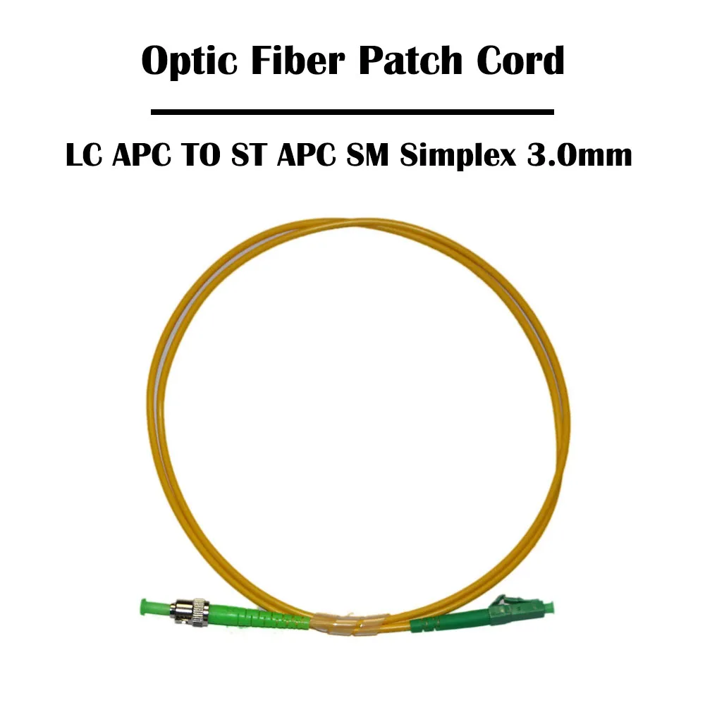 30 шт. 2 0 м LC APC TO ST SM одиночный режим UPC SM/Multi Mode 50/125 Simplex 3 мм волоконный патч корд|fiber