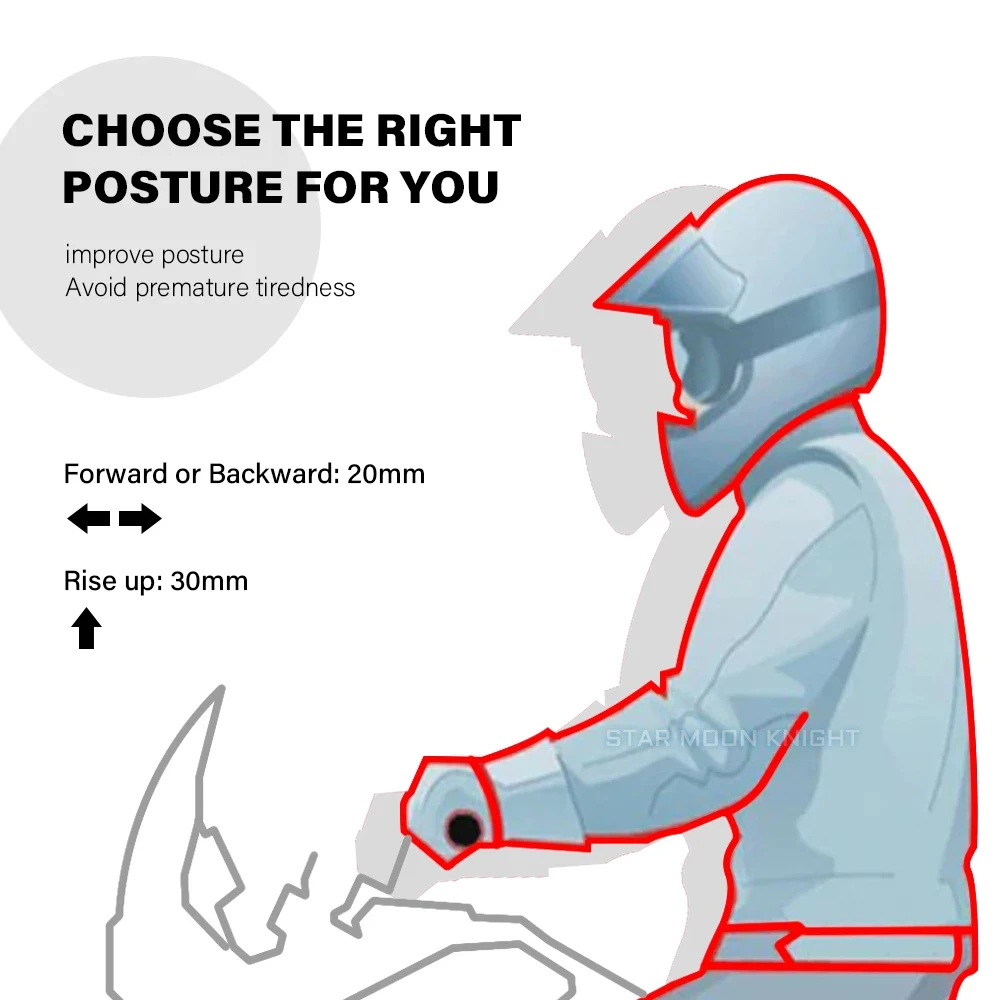 Аксессуары для мотоциклов Honda NC 750 X NC750X 2016-2021 подъемник на руль зажим CB500X CB500F CB300F -