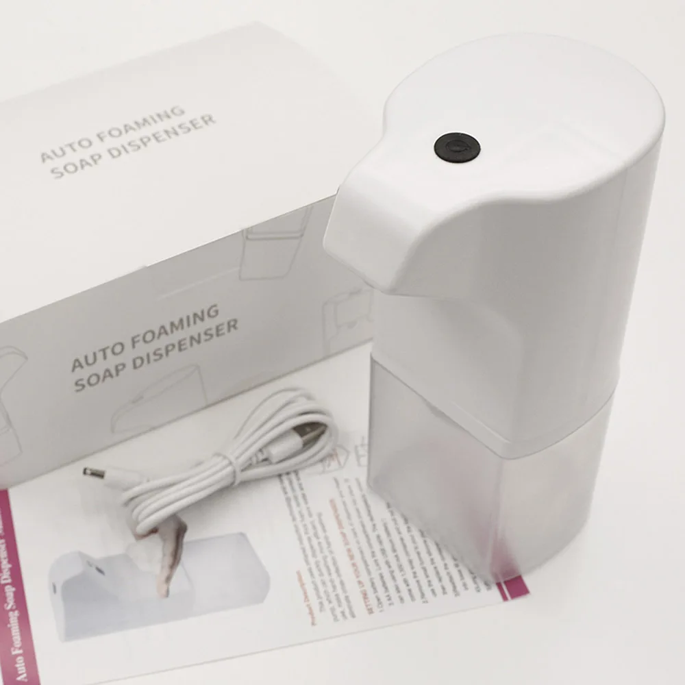 

300ML Foam Soap Dispenser Intelligent Automatic Induction Foam Washing Infrared Sensor Soap Dispenser Kitchen Bathroom Use