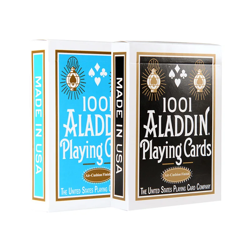 1001 ALADDIN игральные карты синяя/черная колода USPCC новая версия коллекционные