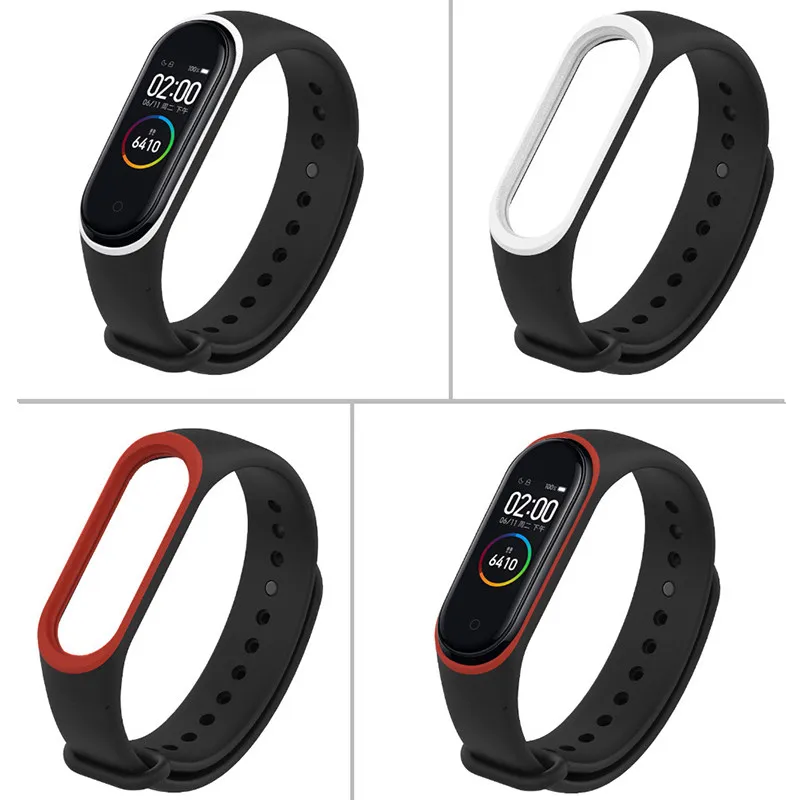 Ремешок для часов XIAOMI MI Band 4 резиновый мягкий сменный Браслет 3 | Наручные часы