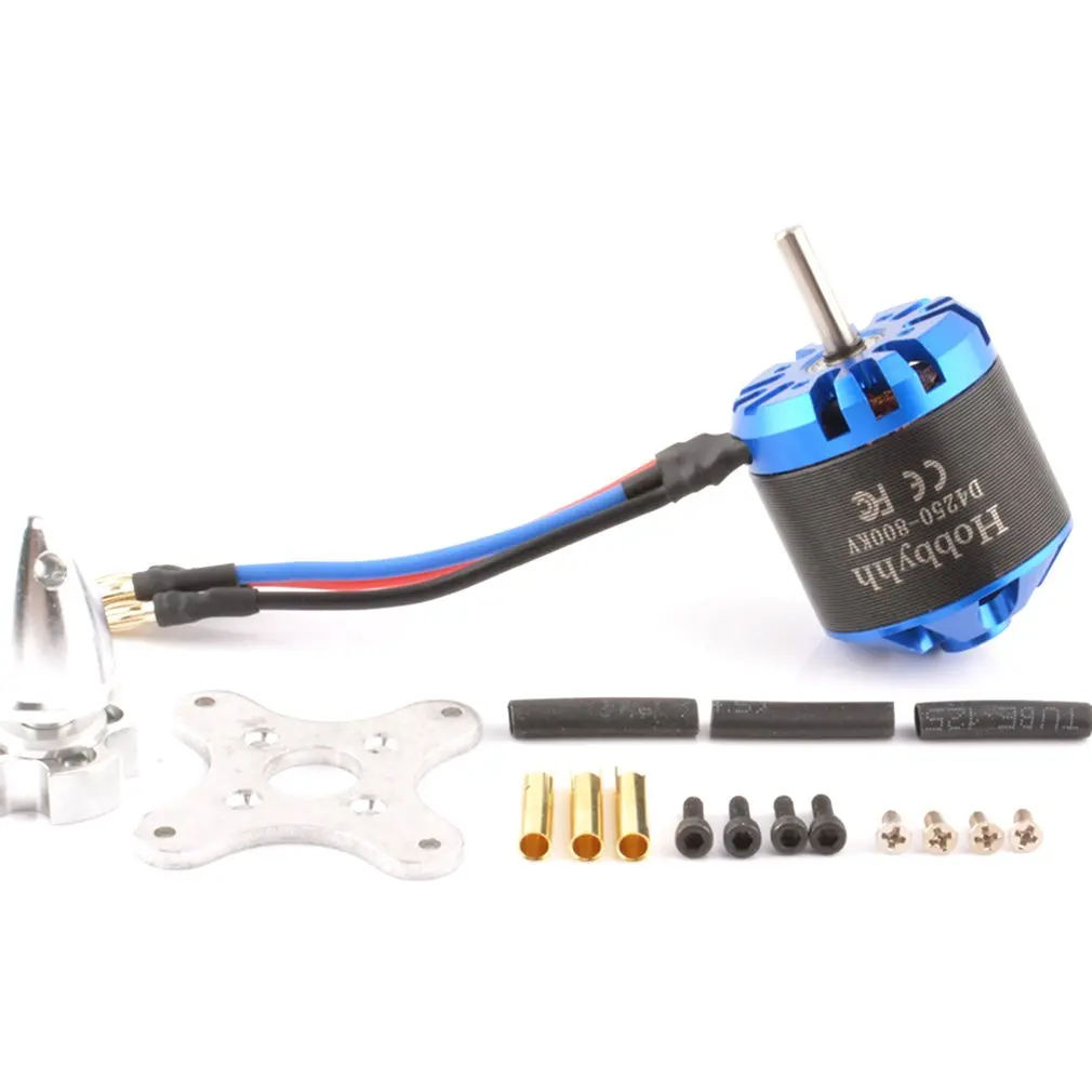 

4250 800kv Brushless Motor Power 1250W With 4.0mm Banana Head For RC Remote Controlled Aircraft