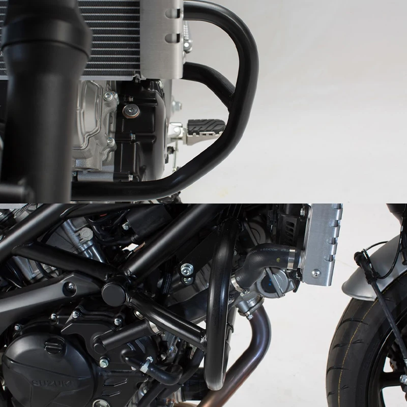 

New Motorcycle Highway Engine Guard Bumper Crash Bars Stunt Cage Frame Protector For Suzuki SV650X 2018 2019 2020 2021