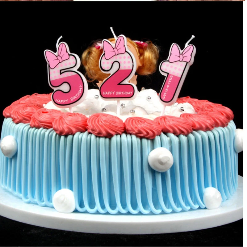 Цифры ко дню рождения свечи мультяшная мышь торт капкейки топперы цифры 0 9 для