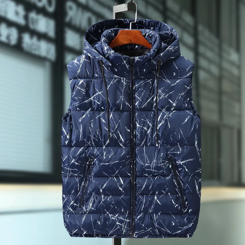 Коллекция 2021 года высококачественный мужской жилет с капюшоном | Мужская одежда