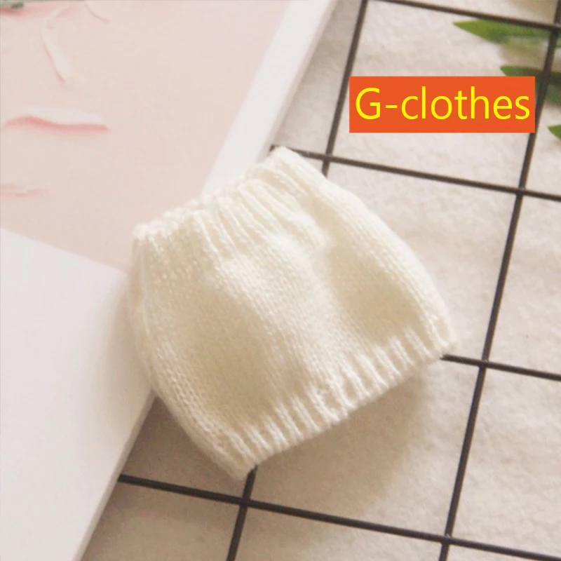 G-clothes Корейские мягкие комбинезоны для кукол, комбинезон, шапка, штаны, сумка, мягкие плюшевые хлопковые игрушки, вязаная одежда, аксессуары для кукол, рождественские подарки для девочек - Цвет: G-clothes