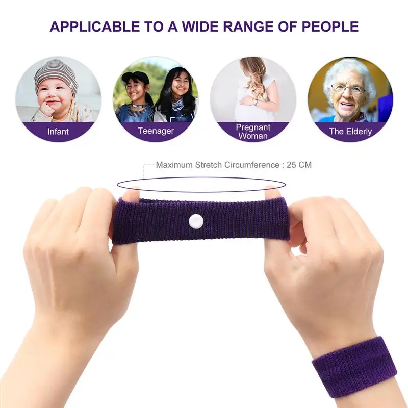 8 пар повязок на болезненность безопасные практичные повязки акупрессуру