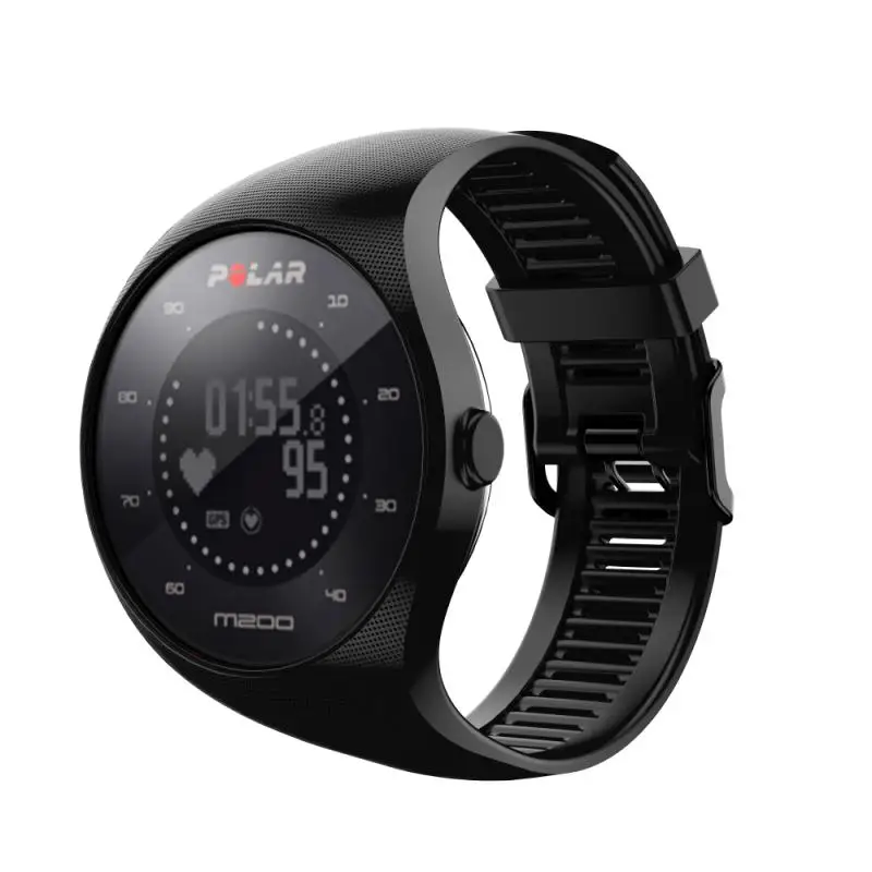 

Adjustable Watch Straps For Polar M200 Smart Watch Strap Pure Color High Quality Integrated Silicone Replacement Wristband
