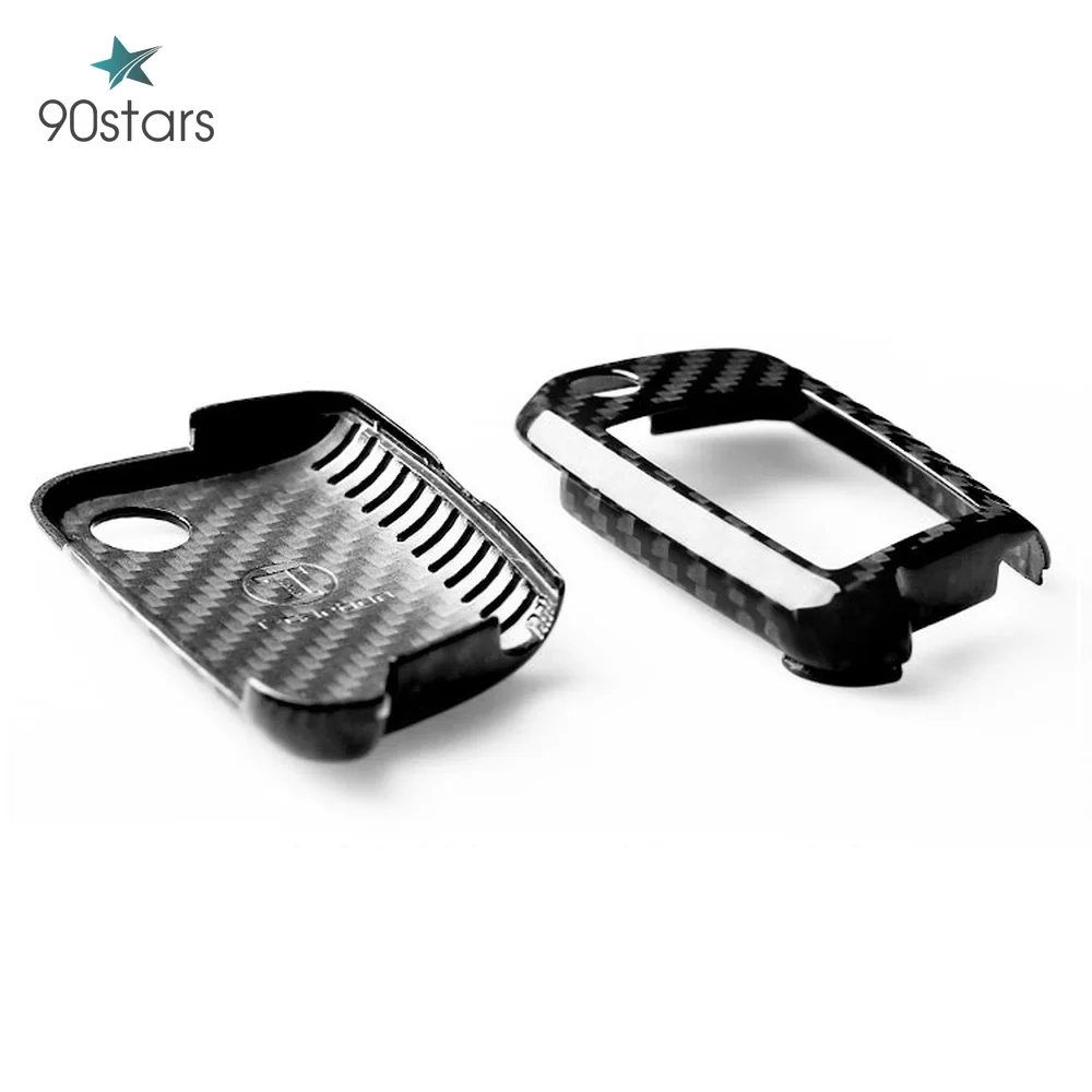 Чехол для автомобильного ключа из углеродного волокна VW Volkswagen Golf 7 Skoda Octavia A7 B8 Superb