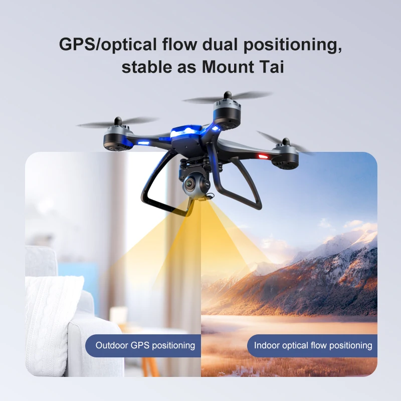 2021 Новинка F5 профессиональная 4K HD широкоугольная камера Gimbal Dron аэрофотосъемка WIFI