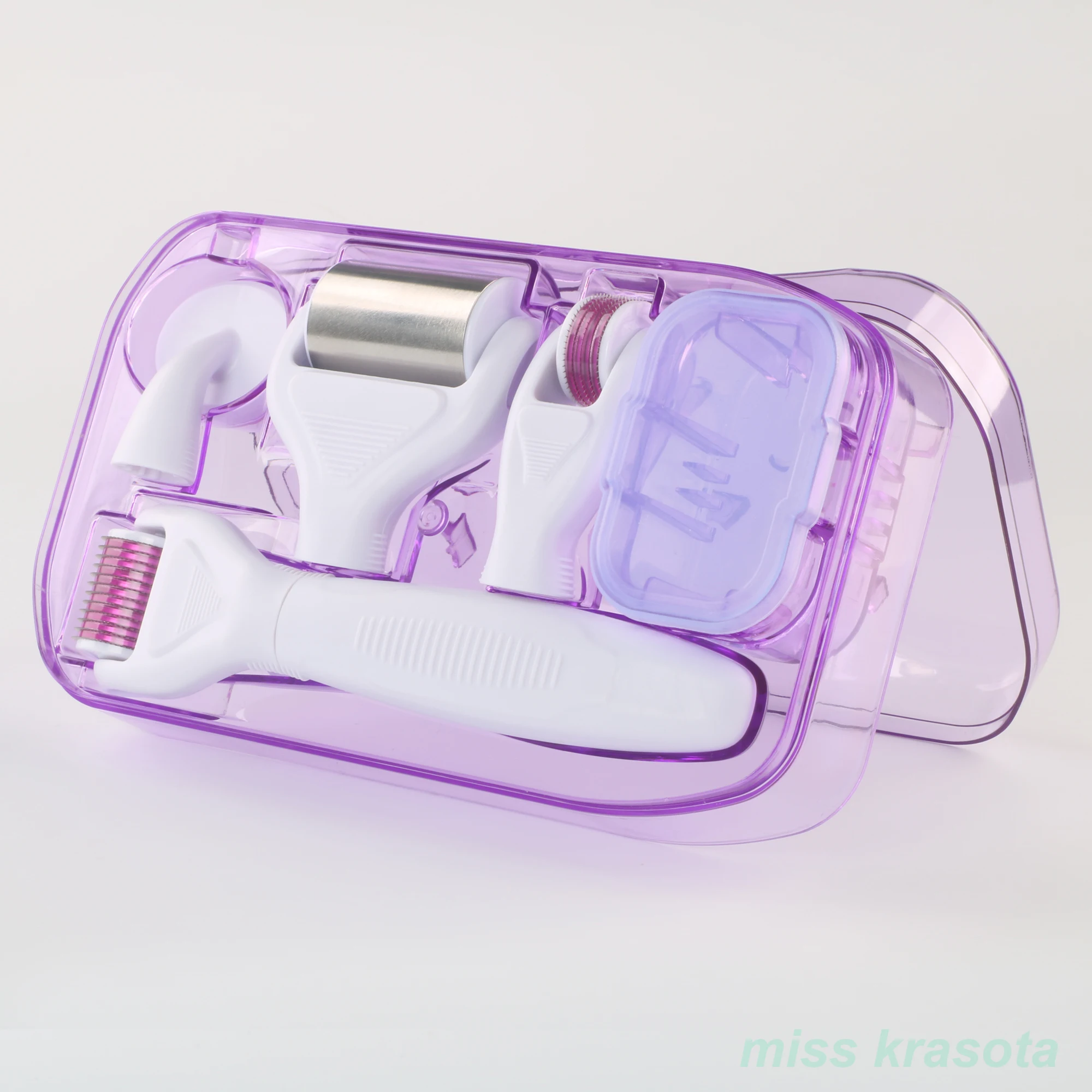 Профессиональный набор роликов для кожи 6 в 1 Набор мезотерапии инструмент