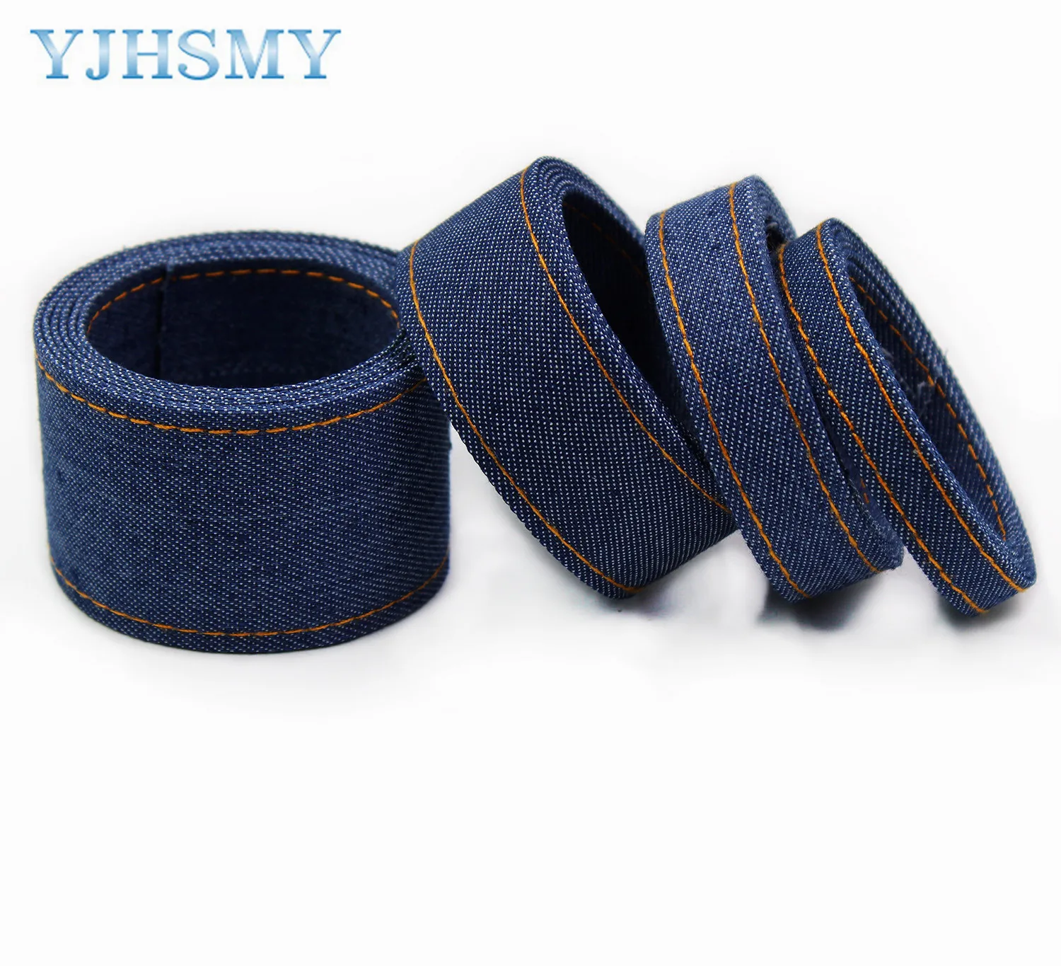Стежка джинсовой лентой слоев ткани джинсы с бантом ленты 5 метров 3/8 'Ƈ'Ƈ 1/2