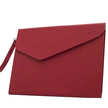 With Hand Strap Модная цветная кожаная папка А5 А4, Сумка для документов, Офисная папка, органайзер для документов с ремешком - Цвет: With Hand Strap