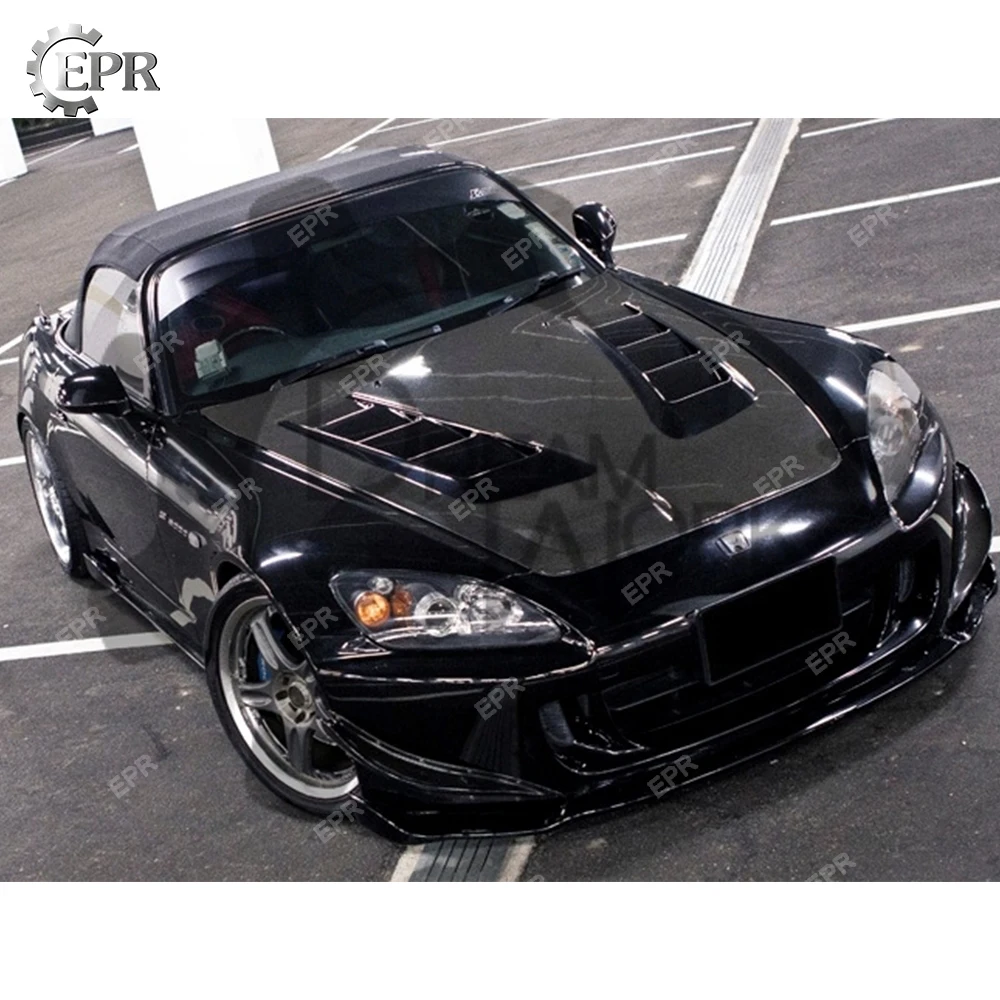 FRP капот для Honda S2000 карбоновое/Стекловолокно Js спортивный Капот Корпус Комплект тюнинг отделка для S2000 Racing