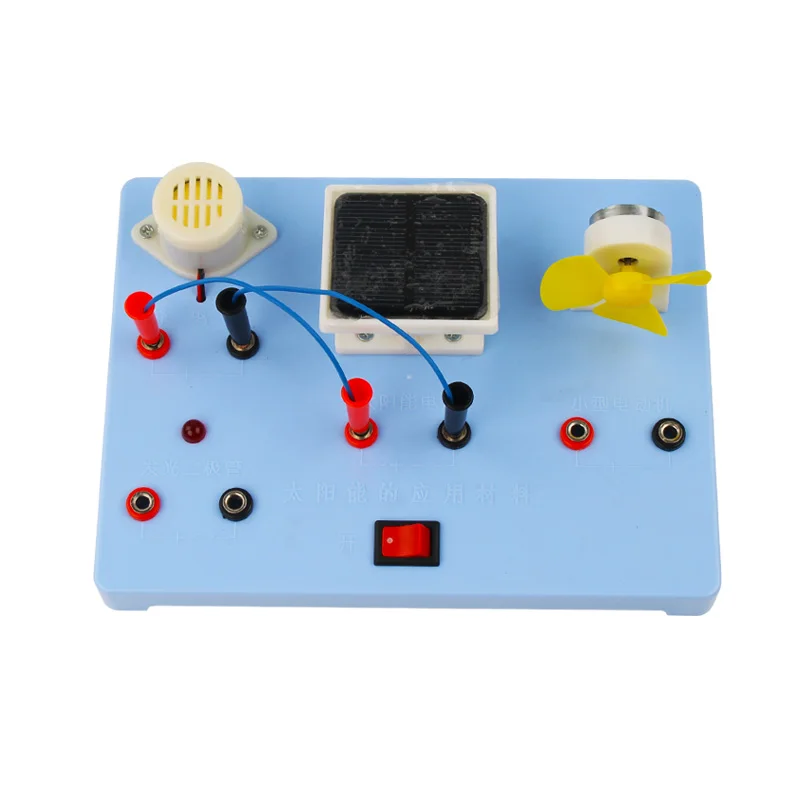 

Solar Cell Converted into Electricity Buzzer Rotational Fan Science Physical Light Energy Laboratory Equipment Classroom Supplie