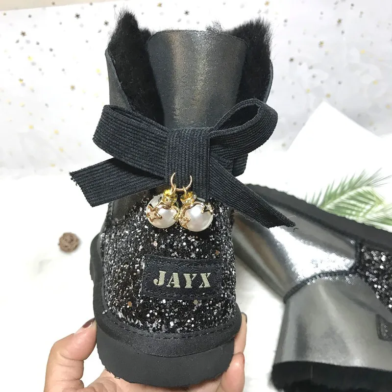 Женские сапоги из натуральной овечьей кожи зимние теплые с натуральным мехом 100%