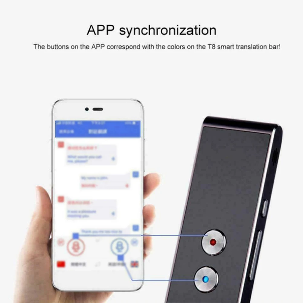 Беспроводной мгновенный голосовой переводчик 40 Language s двухсторонний в реальном