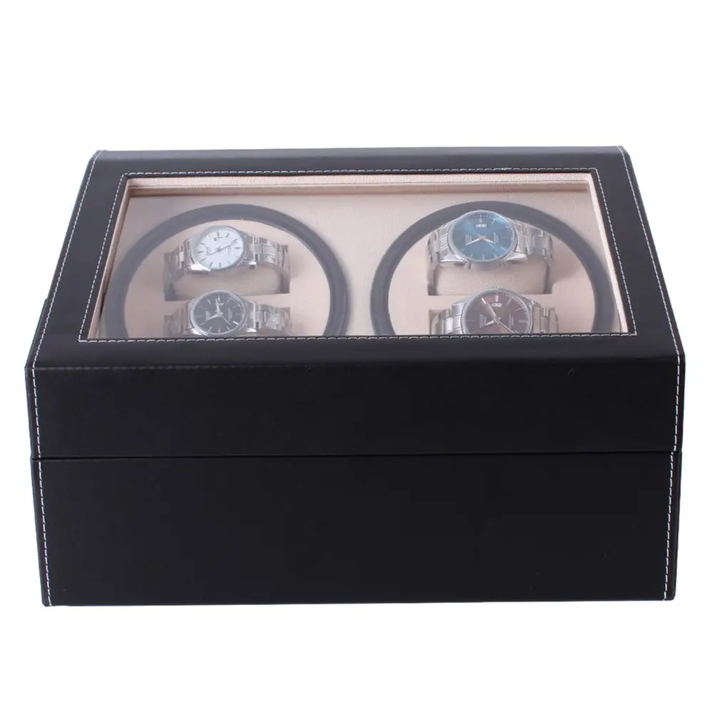 High Quality Automatic Watch Shaker Winder Box Slient Motor Box Watches Mechanism Cases Drawer Watch Storage Display Watches
