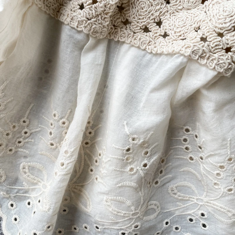 Новинка 2020 женская блузка в стиле ретро с вырезами виде цветов короткая рубашка