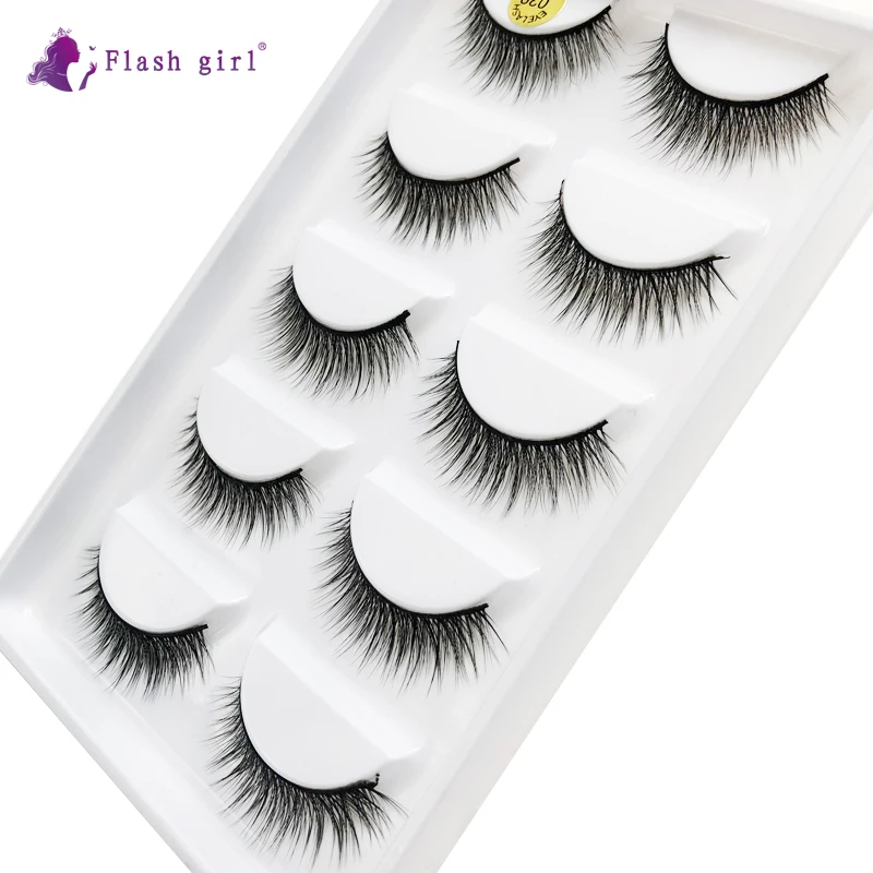 Flash Girl Make Your Own Logo Custom 3D Mink Lashes Natural Soft High Grade False Eyelashes with Private for Bulk 039 | Красота и