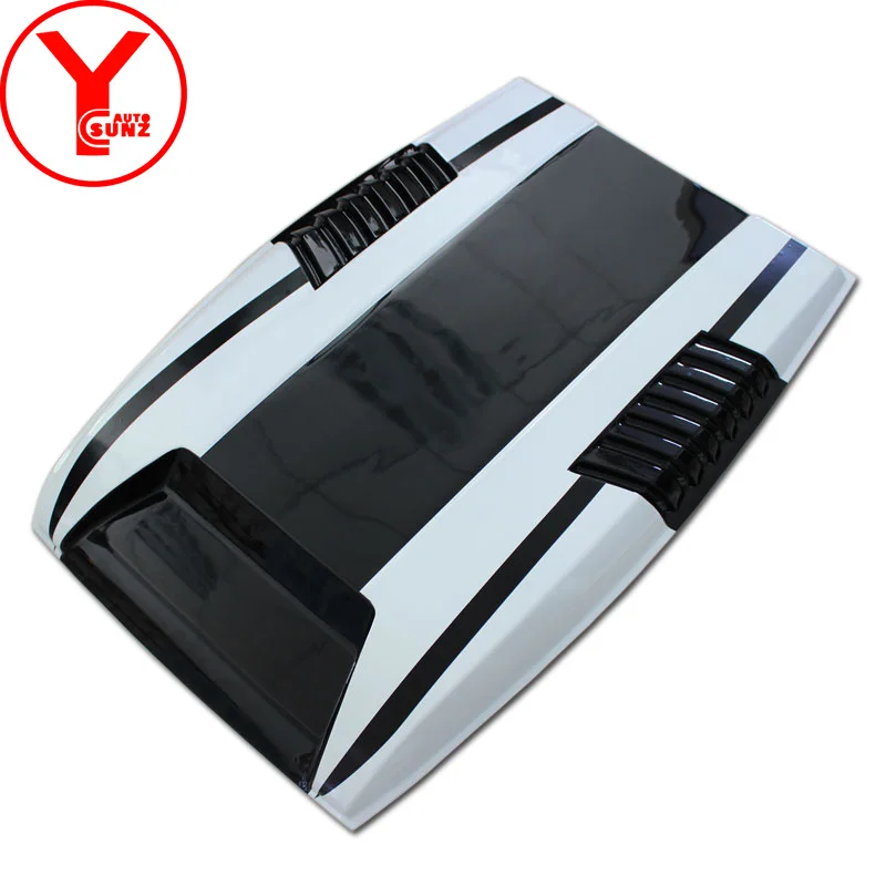 YCSUNZ белая черная крышка капота Крышка Капота автомобильные запчасти аксессуары