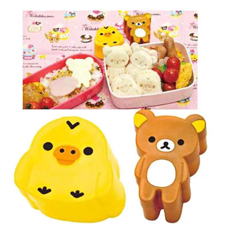 2 шт рисовый шар суши мейкер курица медведь рисовые формы для пирожных Сделай Сам