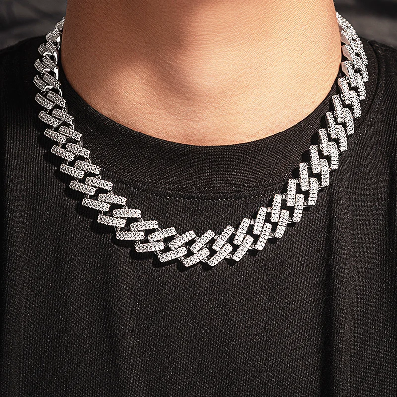 Чокер Майами мужской/женский из кубинской цепи ожерелье в стиле хип-хоп с