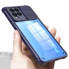 Противоударный акриловый чехол из ТПУ для OPPO Realme C12, C15, C20, C21, C25, Realme 8 Pro, 8pro, 5 5s, 5i, NARZO 10A, слайд-камера