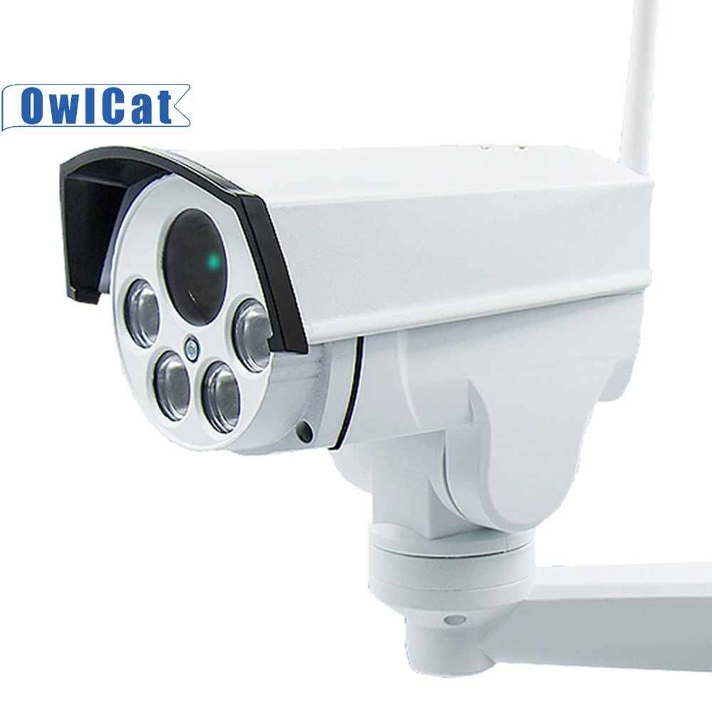 OwlCat SONY HD 2MP 5MP PTZ IP камера Wifi наружная 5X 10X зум Аудио Микрофон безопасности CCTV